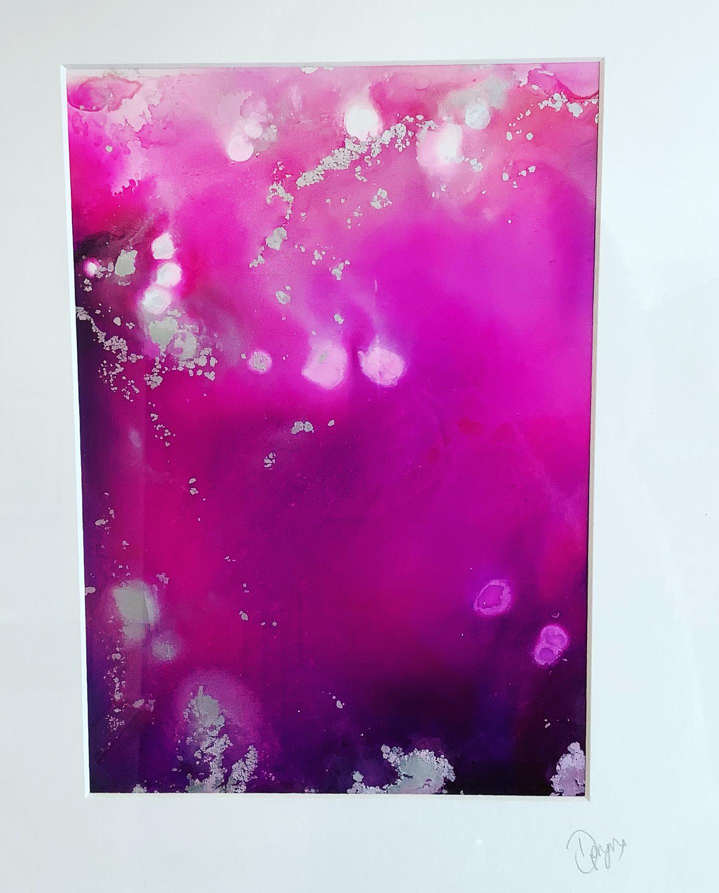 Orchidacea |  Alcohol Ink Art Print